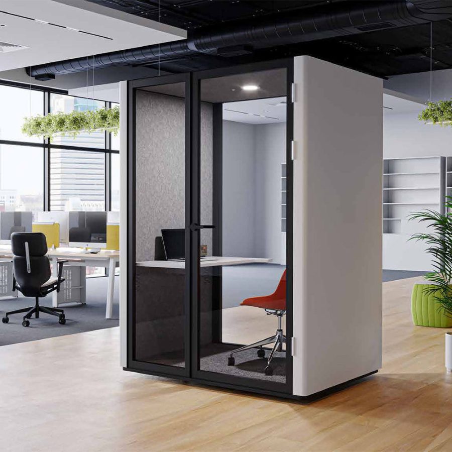 Booth cách âm QB FS-WPOD1615 cho văn phòng mở - Ảnh 2