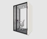 Booth cách âm QB FS-WPOD1615 cho văn phòng mở màu trắng