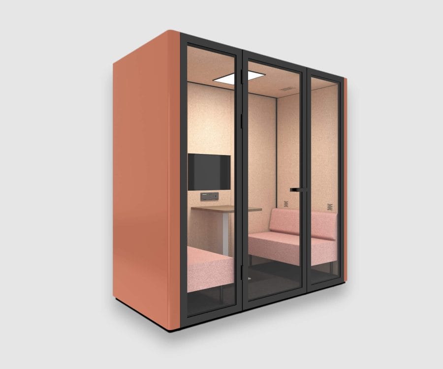 Booth cách âm cho văn phòng mở QB FS-LPOD2200 1.