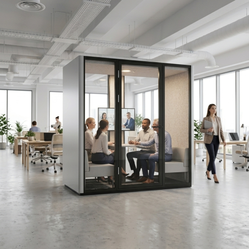Booth cách âm cho văn phòng mở QB FS-LPOD2200