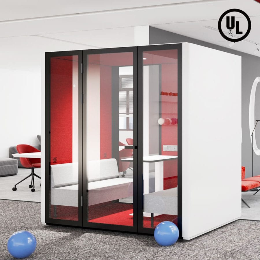Booth cách âm phòng họp cao cấp QB FS-XLPOD2200 (2)