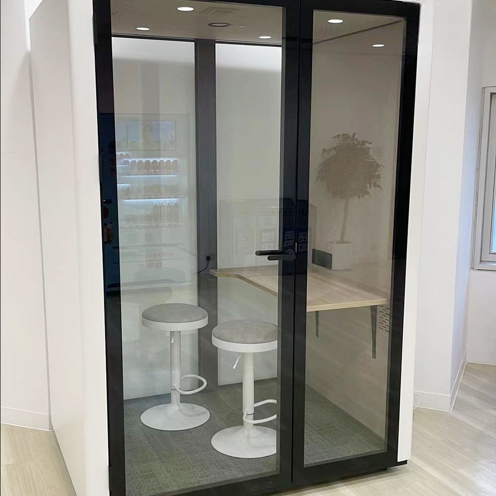 Ứng dụng Booth cách âm QB FS-WPOD1615 cho văn phòng mở
