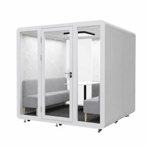 Booth cách âm 6 người QB BLF-18 phòng họp di động