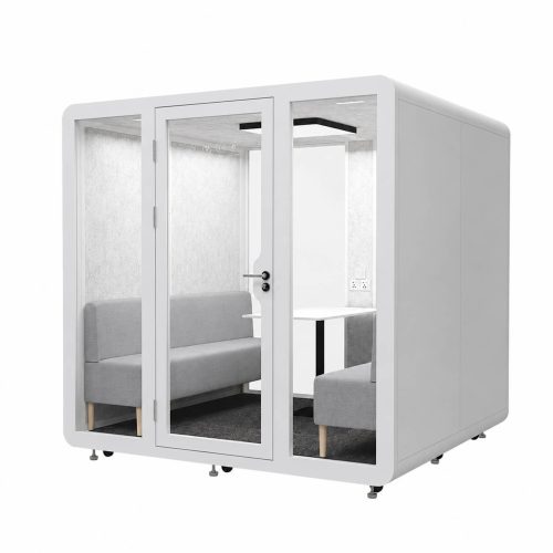 Booth cách âm 6 người QB BLF-18 phòng họp di động