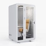 Booth cách âm cá nhân làm việc văn phòng mở QB BLF-04