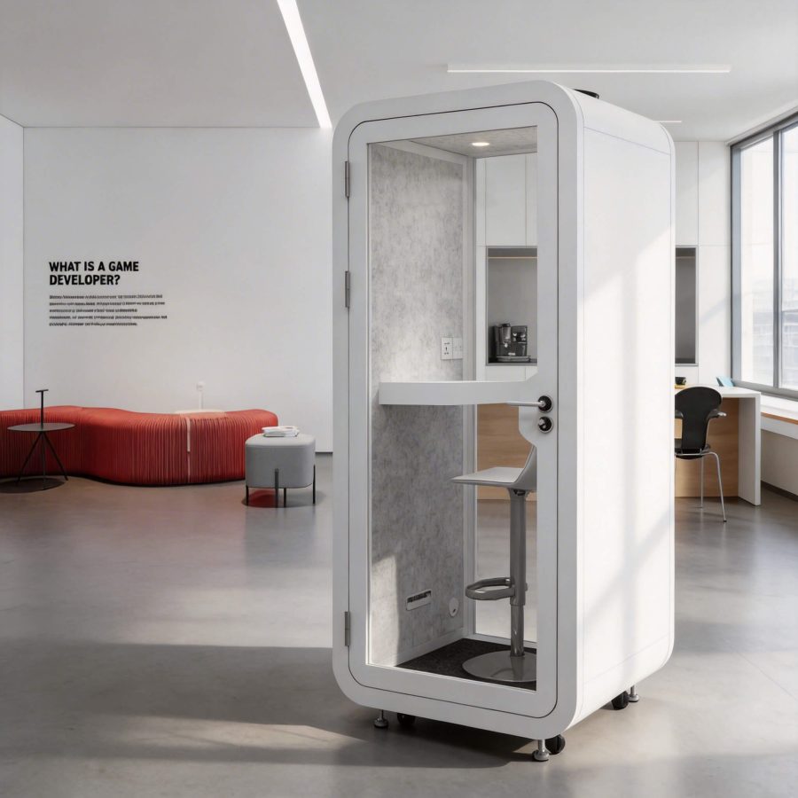 Booth cách âm di động cá nhân Co-Working Space QB BLF-15 (1)