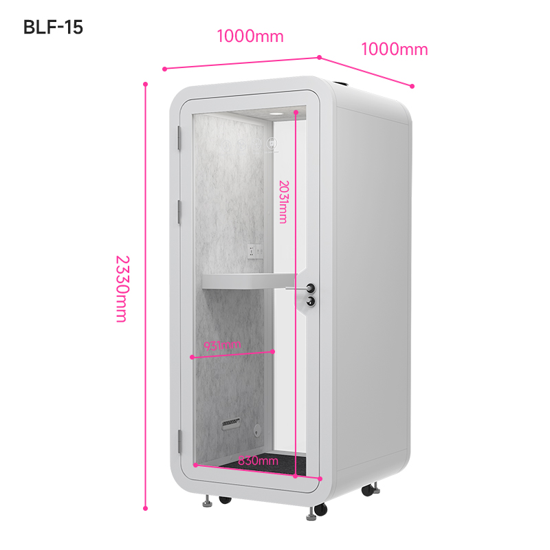 Booth cách âm di động cá nhân Co-Working space QB BLF-15 100X100