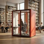Booth cách âm di động họp nhanh QB LD–3CP