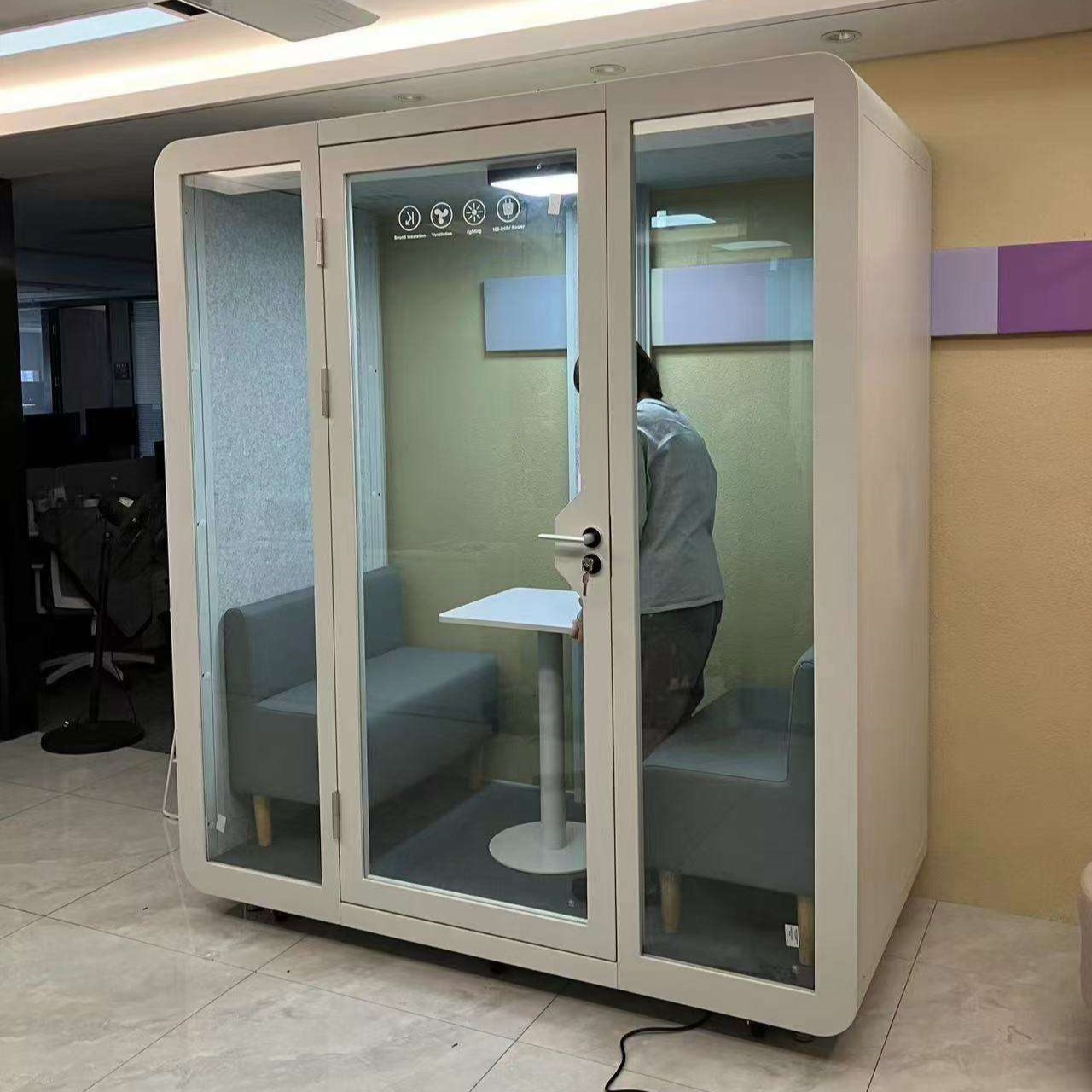 Booth cách âm họp nhóm đa năng QB BLF-11 (3)