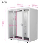 Booth cách âm họp nhóm đa năng QB BLF-11 kích thước 200x100
