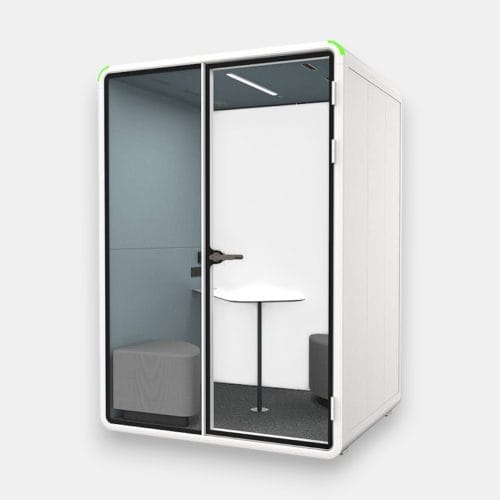 Booth làm việc cách âm 2 người di động QB HC-STA1600