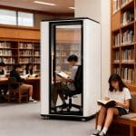 Cabin cách âm 1 người làm việc học tập QB LD-LP1250 2