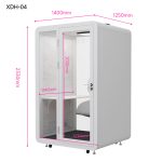 Cabin cách âm di động QB XDH-04 kích thước 140x125