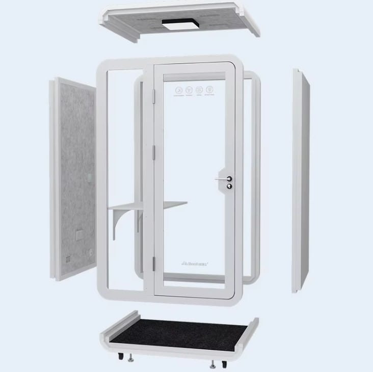 Cabin cách âm không gian làm việc riêng tư QB XDH-04