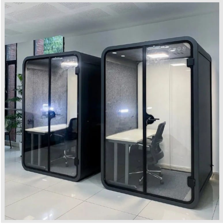 Cabin cách âm làm việc họp online QB PD-MPC1250 phòng làm việc mở