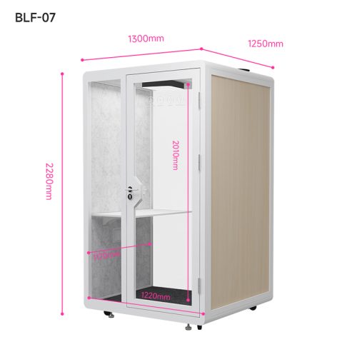 Cabin làm việc yên tĩnh QB BFL-07 kích thươc