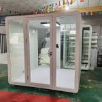 Hình thực tế Booth cách âm 6 người QB BLF-18
