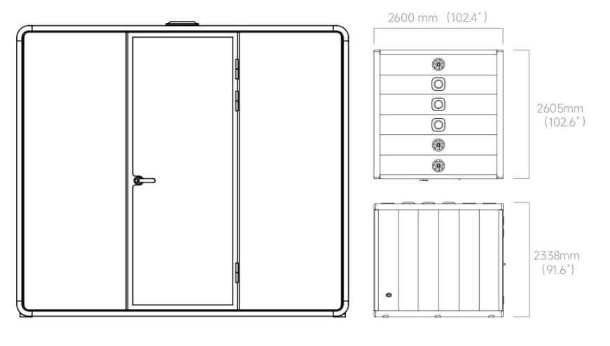 Kích thước Booth cách âm HC ZB-05XL giải pháp phòng họp cỡ lớn