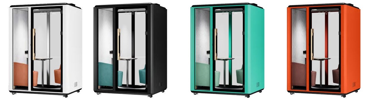 Màu sắc cabin cách âm POD cách âm 2 người QB LD–2DP không gian trao đổi riêng tư