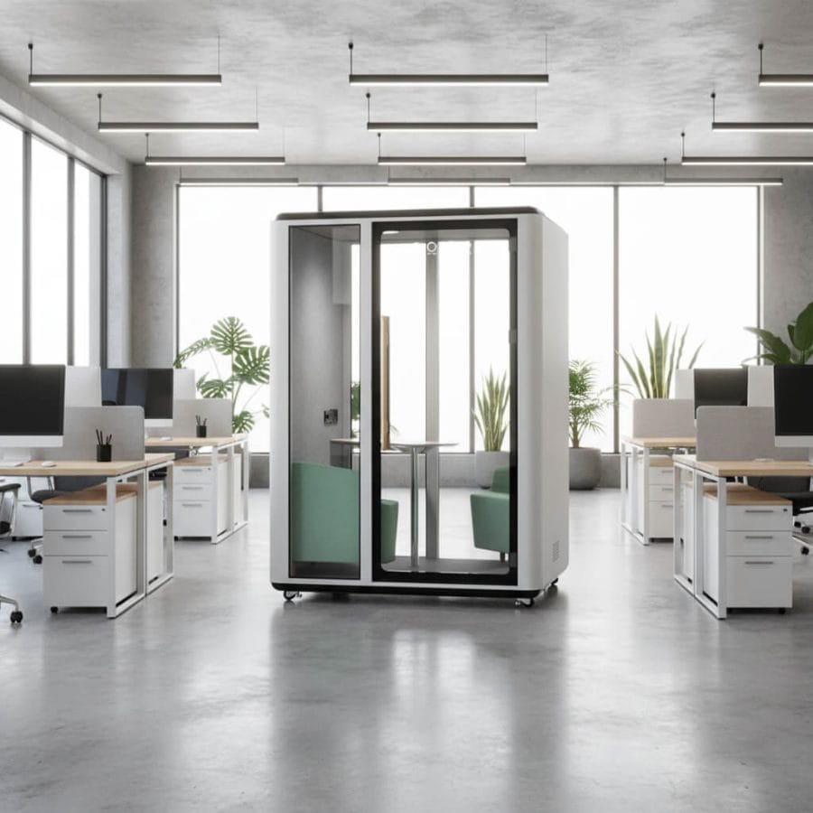 POD cách âm 2 người QB LD–2DP không gian trao đổi riêng tư2