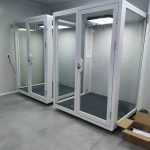 Phòng họp cách âm XDH-08 sử dụng tại văn phong mở (1)