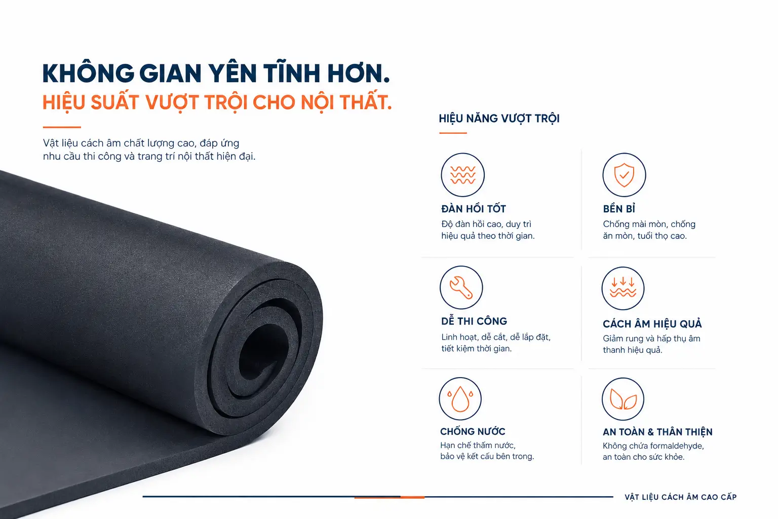 Thảm cao su chống rung QRM