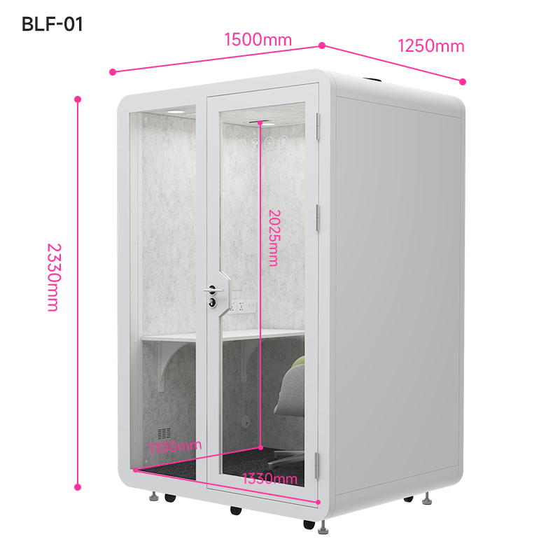 Thông số kỹ thuật Phòng cách âm di động thu âm và chơi nhạc cụ QB BLF-01 150x125
