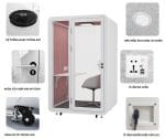 Trang thiết bị Cabin cách âm không gian làm việc riêng tư QB XDH-04