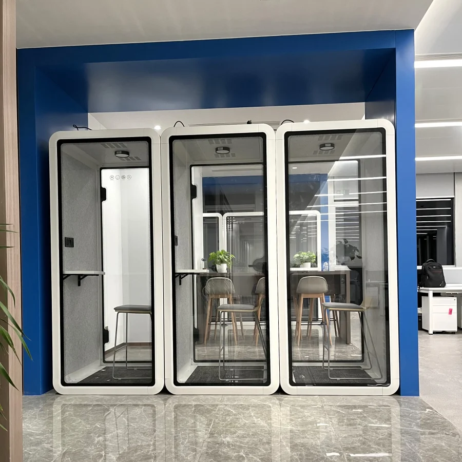 Ảnh thực tế Cabin làm việc cá nhân YB JS giảm ồn 35dB (1)