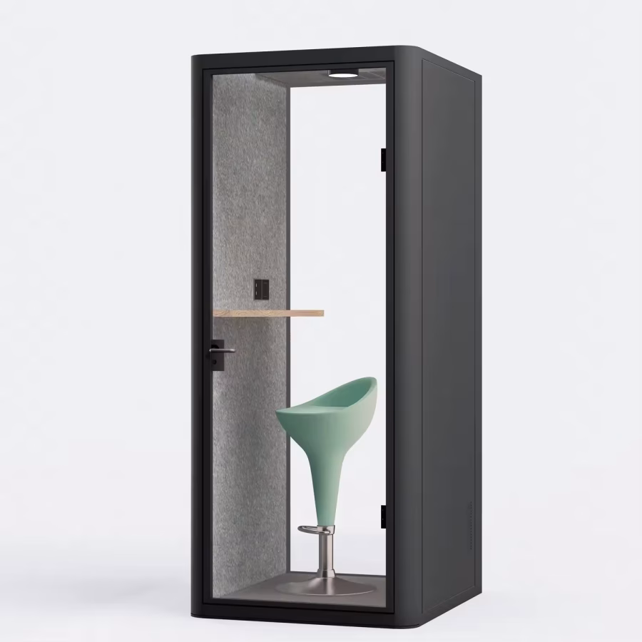 Booth cách âm 1 người làm việc YB HS - Ảnh 2
