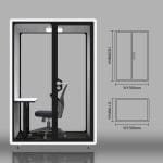 Booth cách âm 2 người làm việc và thảo luận CYX-2 - Ảnh 3