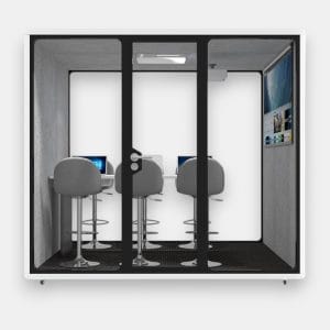 Booth cách âm phòng họp 6 người CYX-6