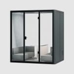 Cabin cách âm 4 người YB HL họp nhanh làm việc trực tuyến