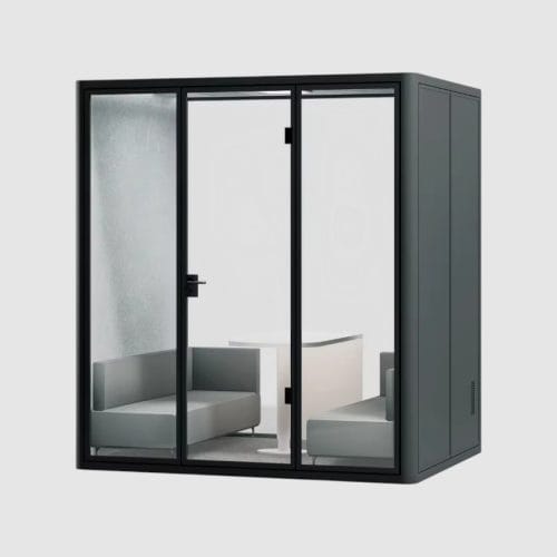 Cabin cách âm 4 người YB HL họp nhanh làm việc trực tuyến