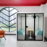 Cabin cách âm 4 người làm việc tập trung YB JL (1)