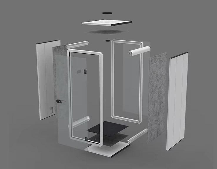 POD văn phòng cao cấp YB NVS cách âm 35dB