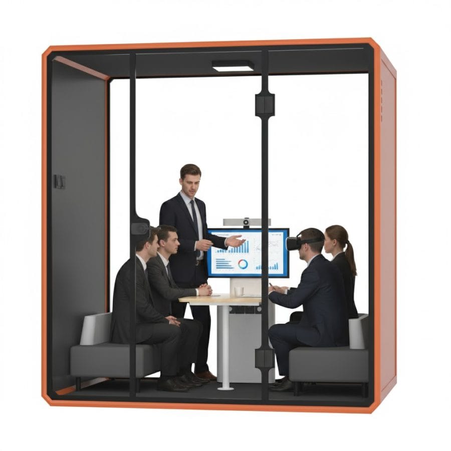 Phòng họp cách âm cỡ lớn 4 người YB NVXL (1)