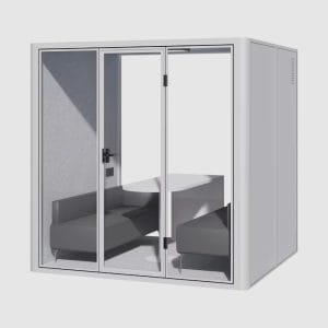 Pod Office 6 người YB HXL phòng họp di động cao cấp