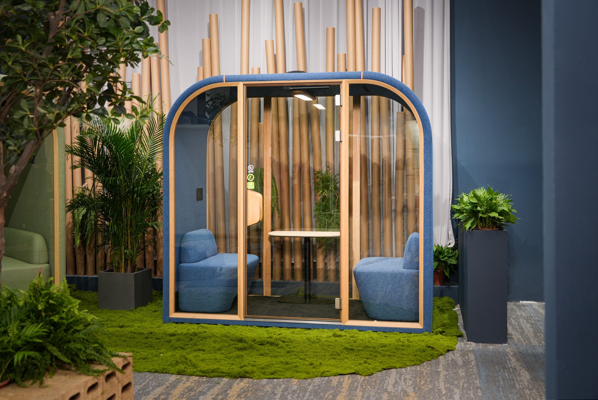 Booth cách âm di động 2 người ARSL không gian họp nhóm