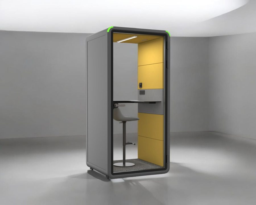Cabin cách âm 1 người cao cấp ZB-01P khung nhôm hàng không (2)
