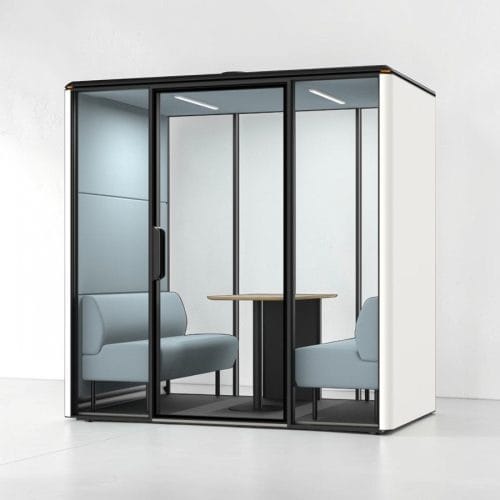 Cabin cách âm 4 người họp nhóm Brainstorming HC ATML