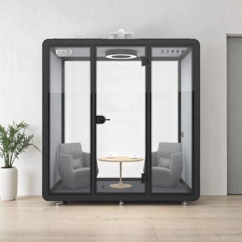 Cabin cách âm 4 người họp nhóm trao đổi QH-YPL