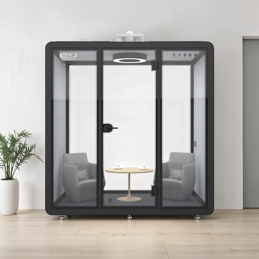 Cabin cách âm 4 người họp nhóm trao đổi QH-YPL Cabin cách âm 4 người họp nhóm trao đổi QH-YPL