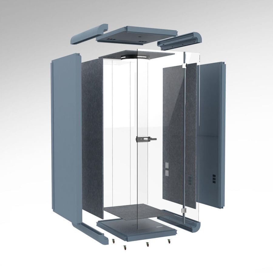 Cabin cách âm di động cá nhân QH-YP2S - Ảnh 4