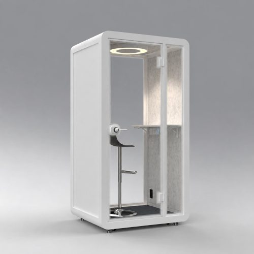 Cabin cách âm di động cá nhân QH-YP2S màu trắng