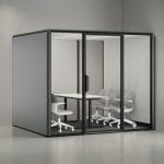 Cabin cách âm họp nhóm 6 người ATXL (2)