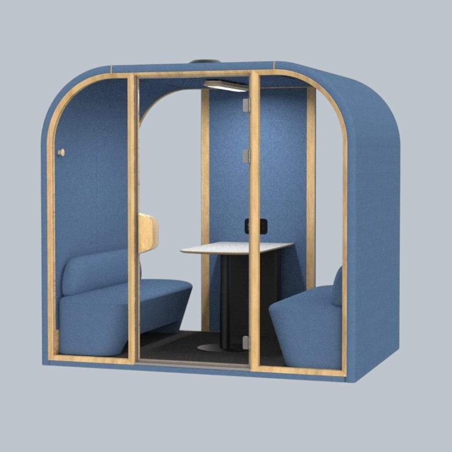 Cabin họp cách âm 4 người HC ARL thảo luận tập trung - Ảnh 3