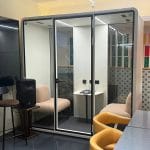 Cabin họp cách âm HC ZB-03SLW cảm biến tích hợp - Ảnh 2