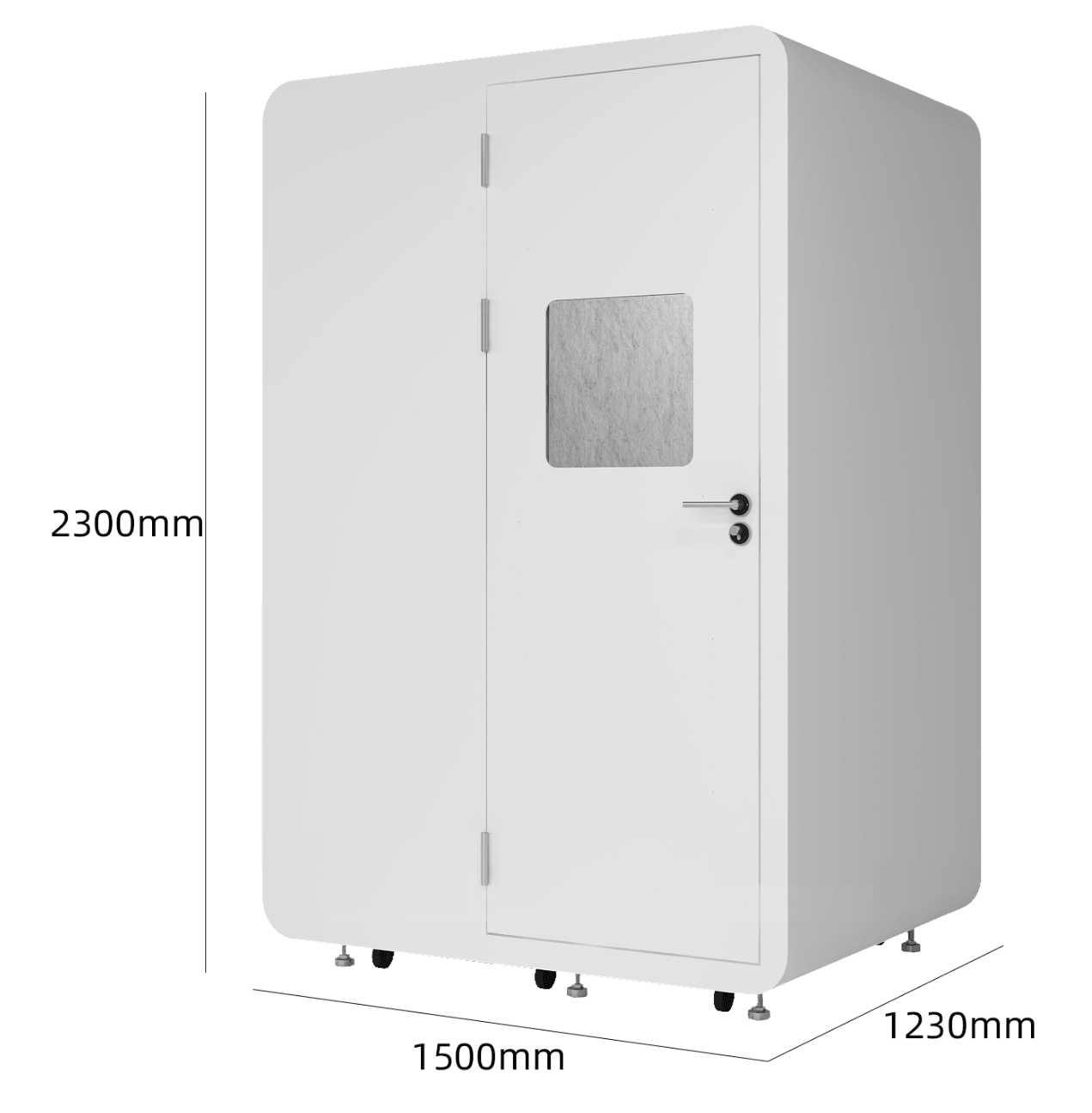 Phòng thu âm cách âm Vocal Booth chuyên nghiệp LYP-01 kích thước 1500x1230x2300