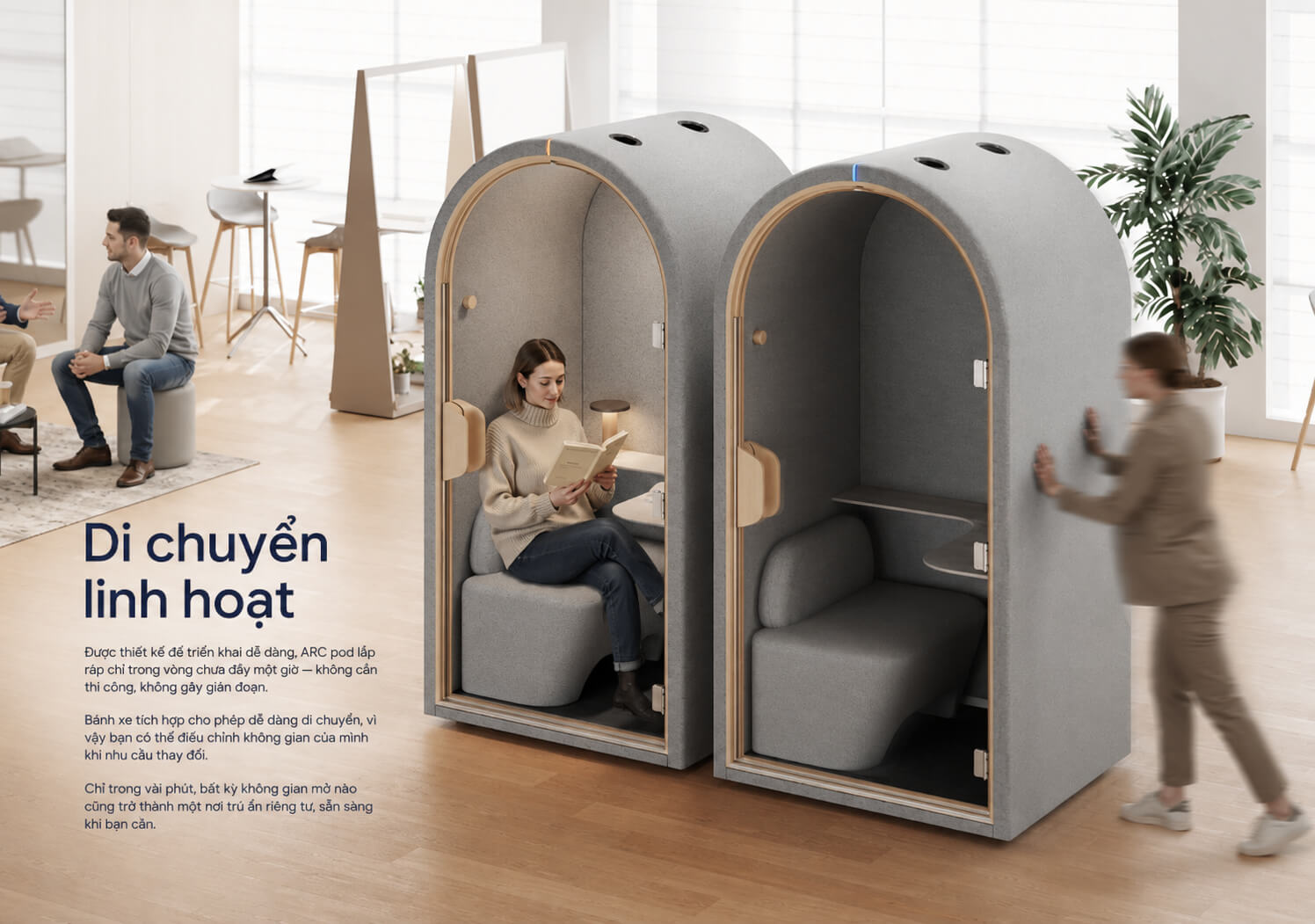Thiết kế booth cách âm ARCS